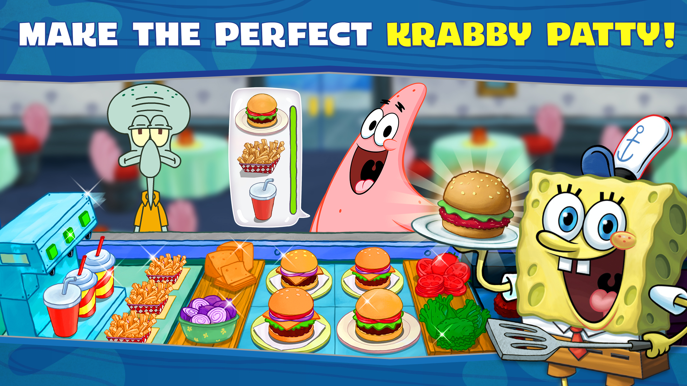 اسکرین شات 4 بازی SpongeBob Krusty Cook-Off
