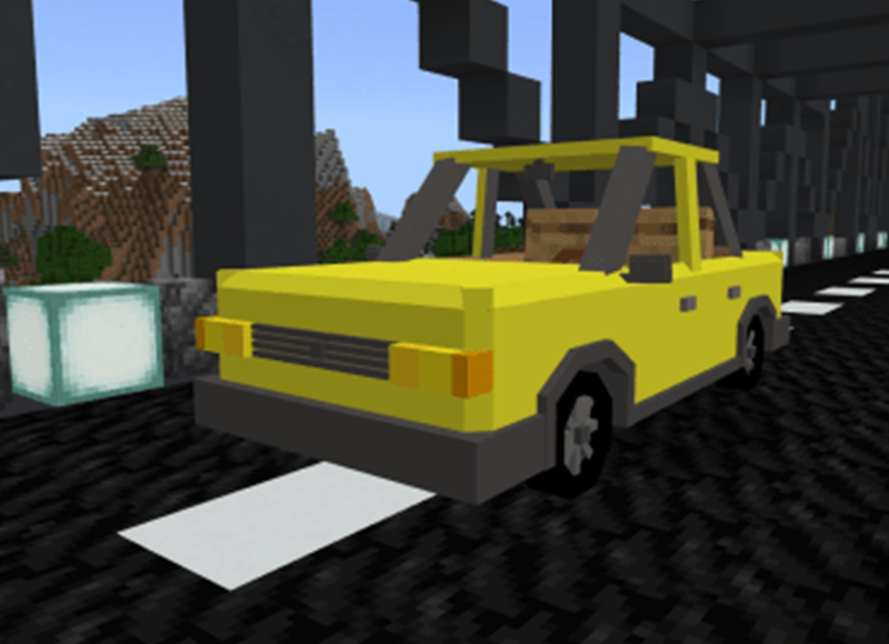 اسکرین شات 1 برنامه Cars for Minecraft: Car Mods