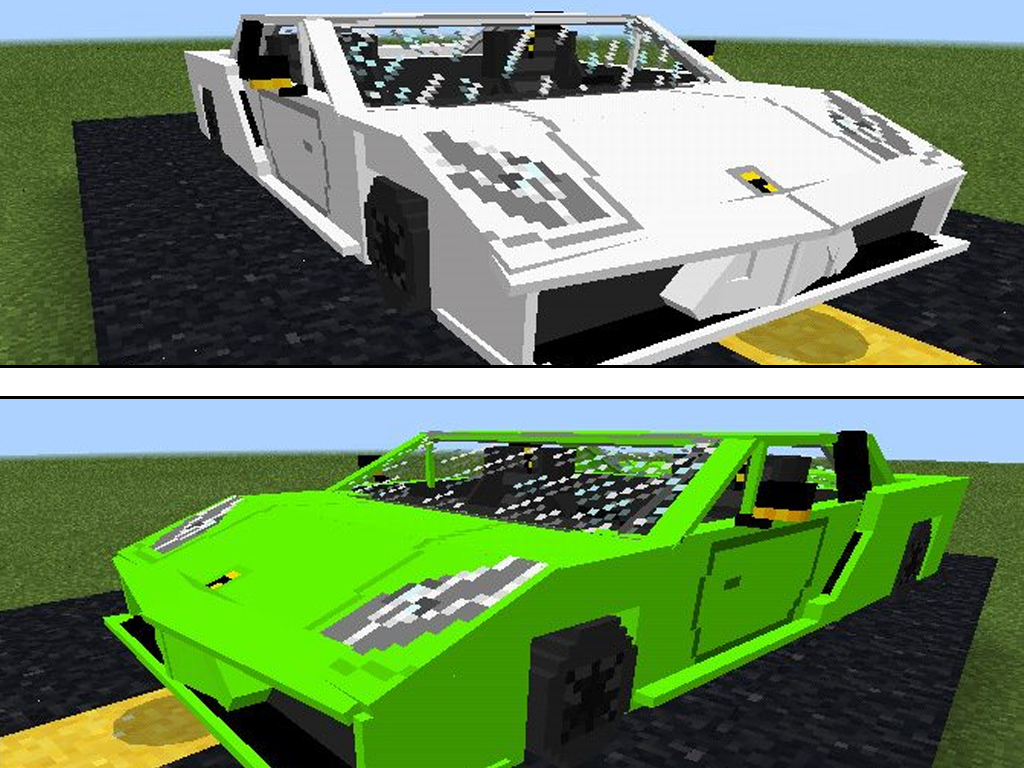 اسکرین شات 2 برنامه Cars for Minecraft: Car Mods
