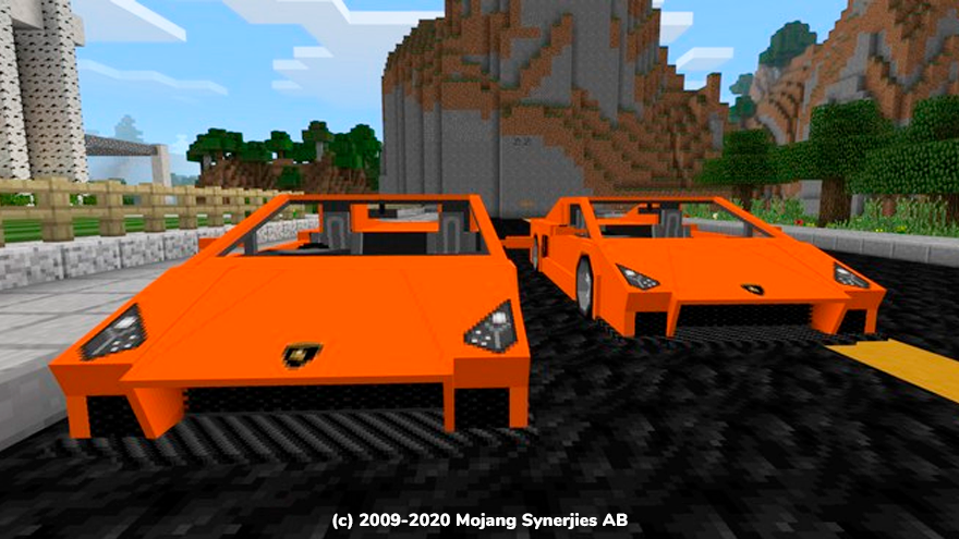 اسکرین شات 1 برنامه Mod cars for mcpe