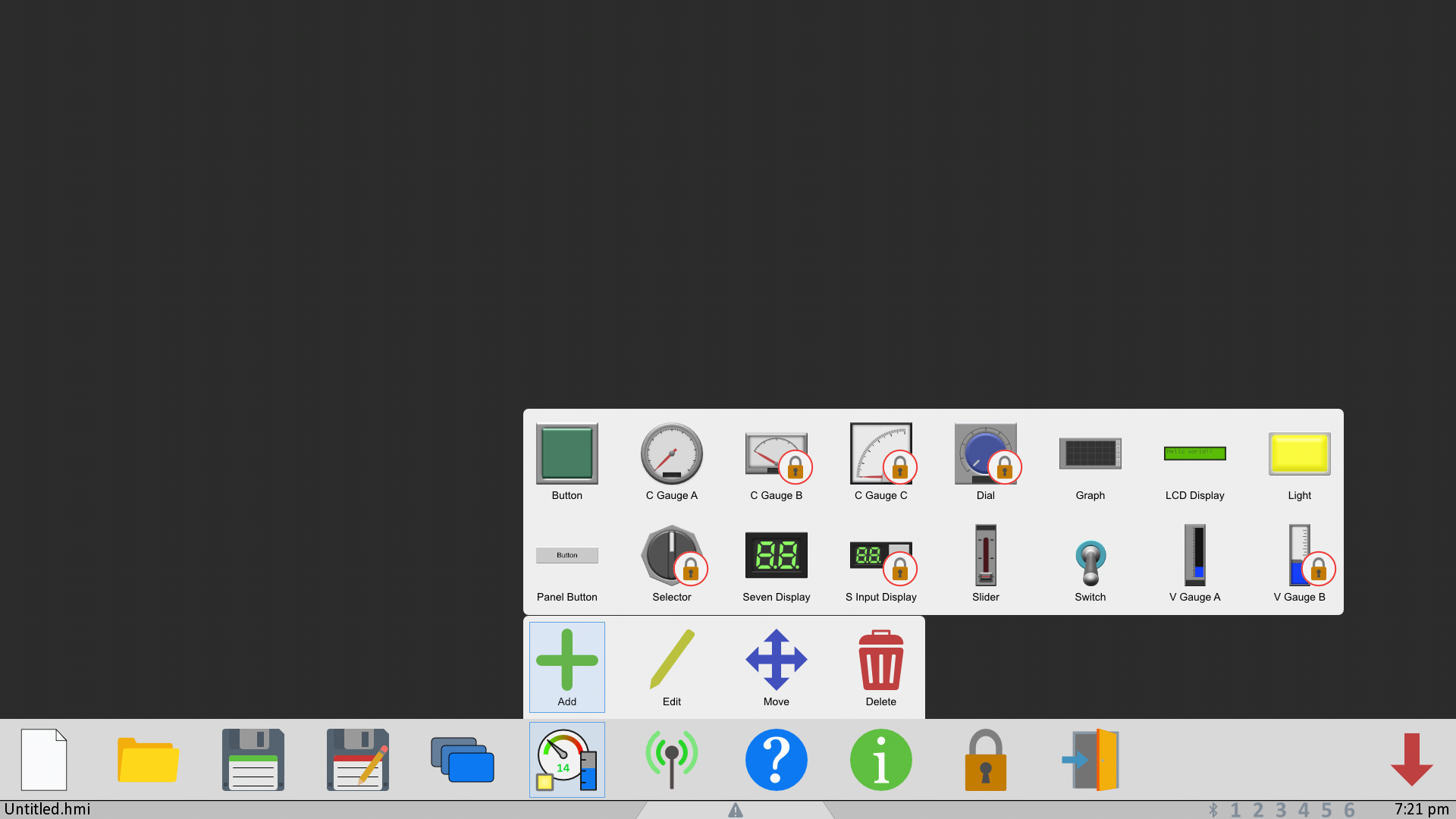اسکرین شات 3 برنامه HMI Control Panel