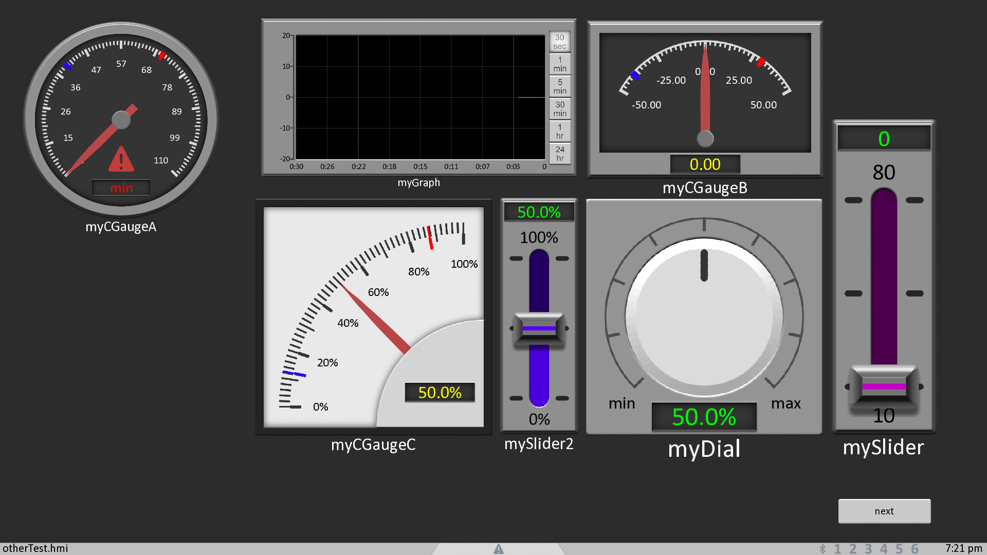 اسکرین شات 2 برنامه HMI Control Panel