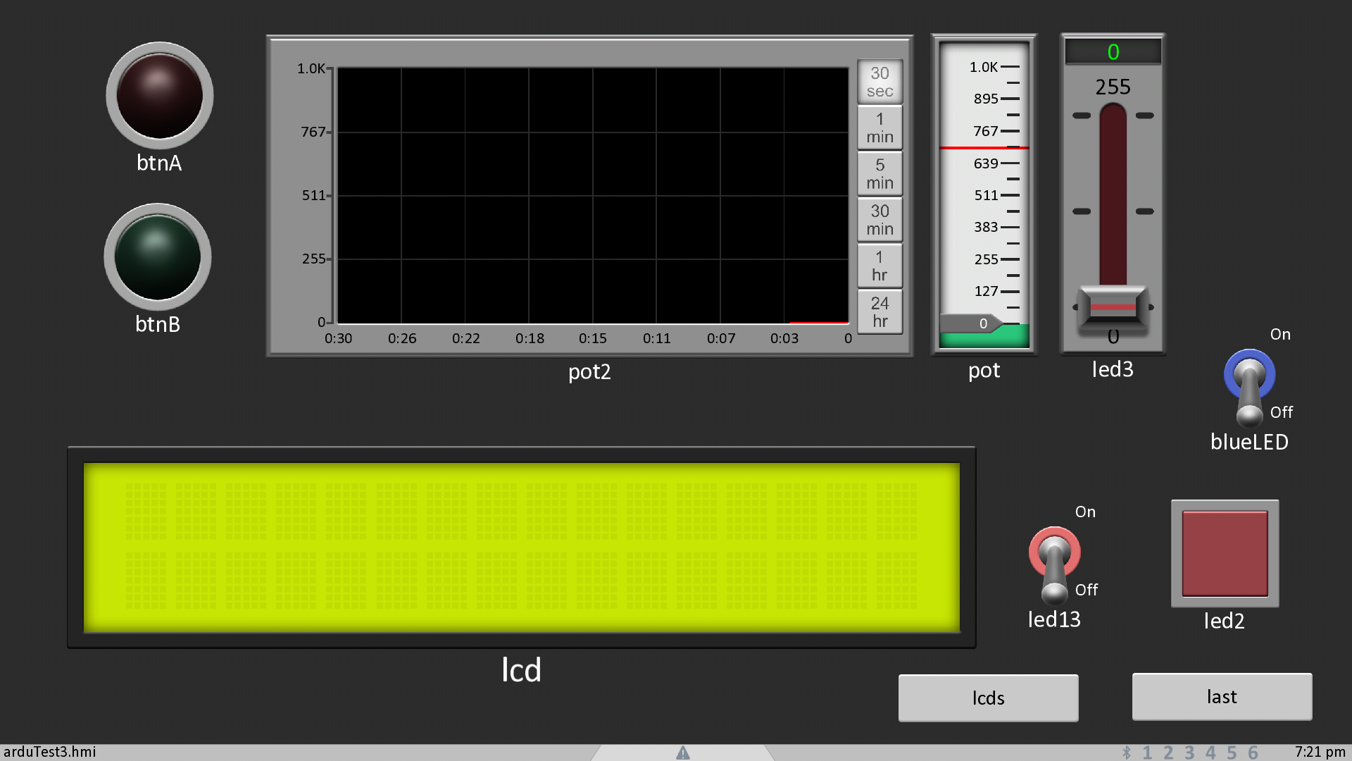 اسکرین شات 1 برنامه HMI Control Panel