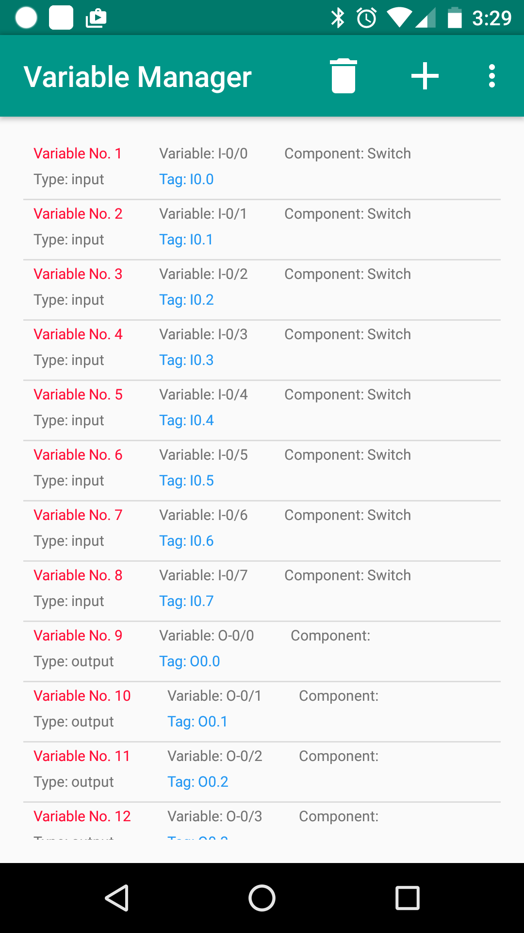 اسکرین شات 6 برنامه PLC Ladder Simulator