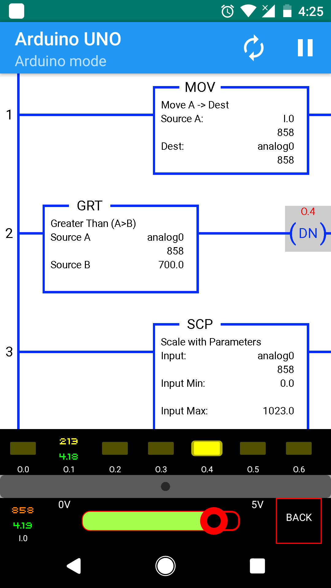 اسکرین شات 5 برنامه PLC Ladder Simulator