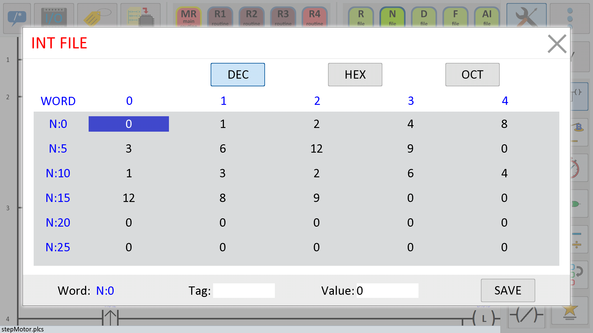 اسکرین شات 7 برنامه PLC Ladder Simulator 2