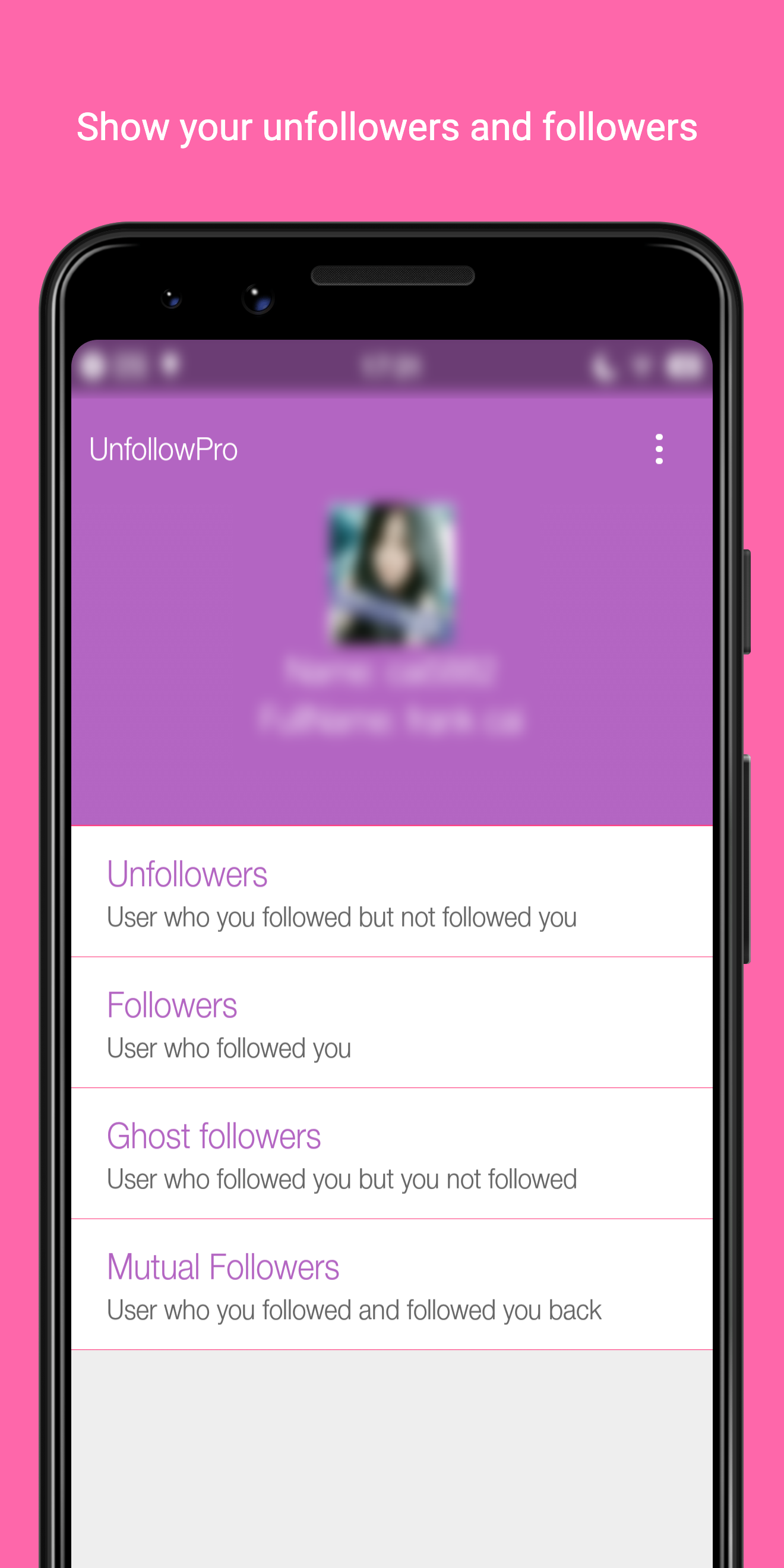 اسکرین شات 2 برنامه Unfollowers  &  Followers
