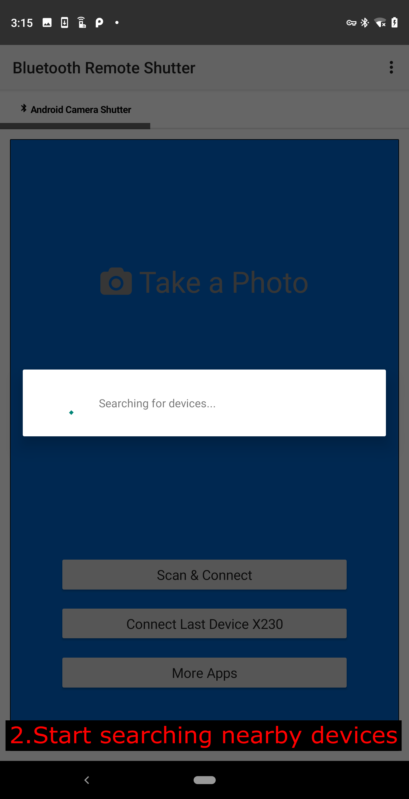 اسکرین شات 2 برنامه Bluetooth Remote Shutter