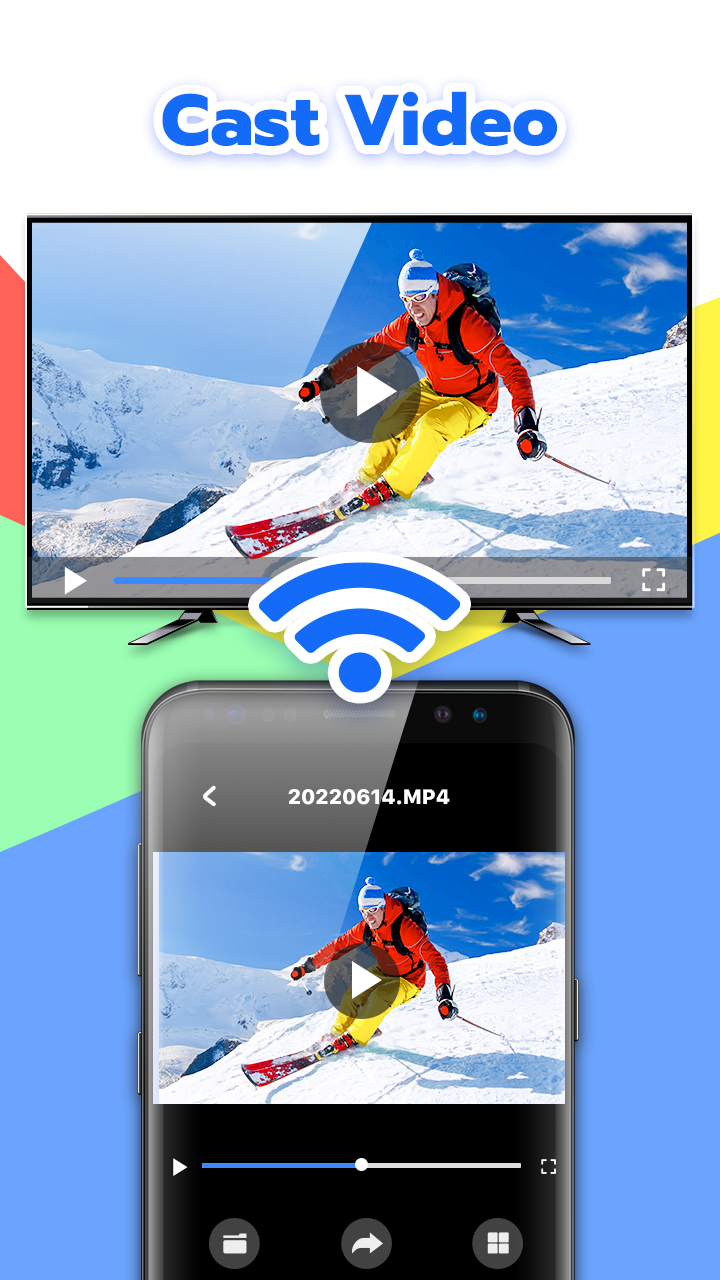 اسکرین شات 1 برنامه Cast for Chromecast - TV Cast