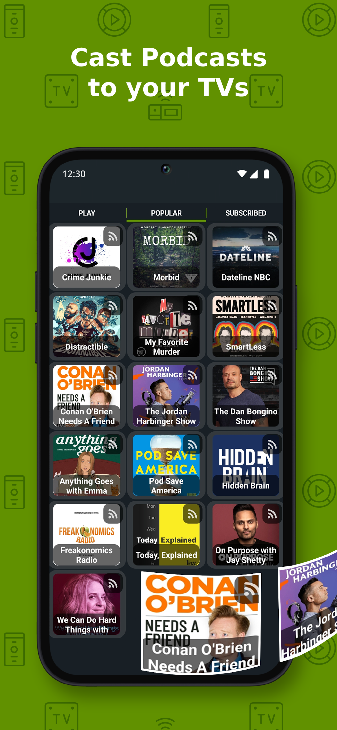 اسکرین شات 6 برنامه Cast to TV+ Chromecast Roku TV