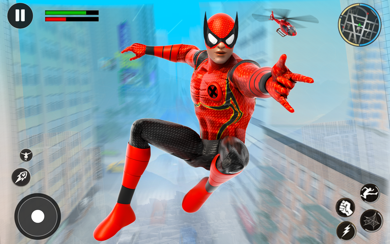 اسکرین شات 3 برنامه Spider Hero- Superhero Games