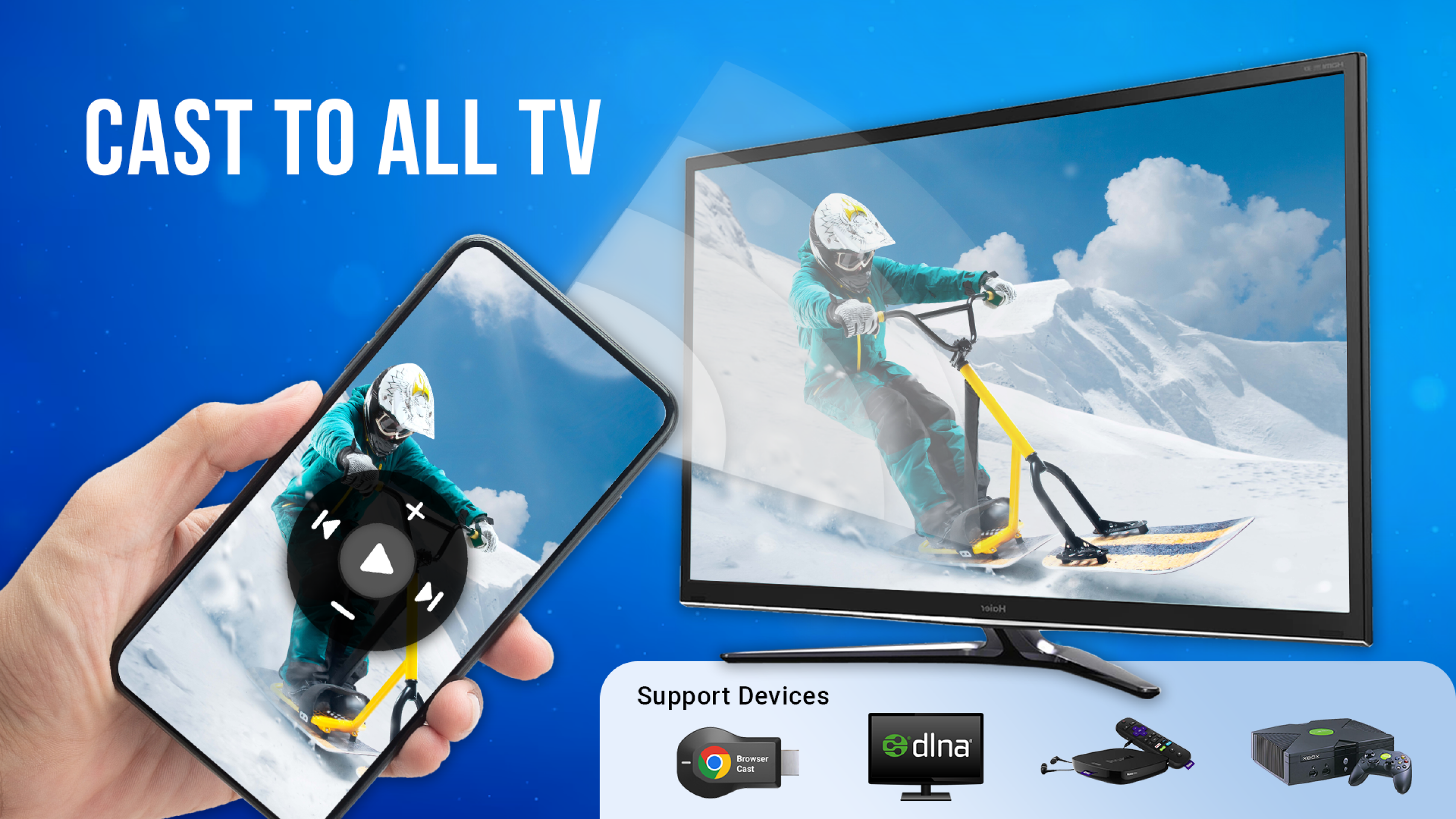 اسکرین شات 4 برنامه Cast to TV & Screen Mirroring