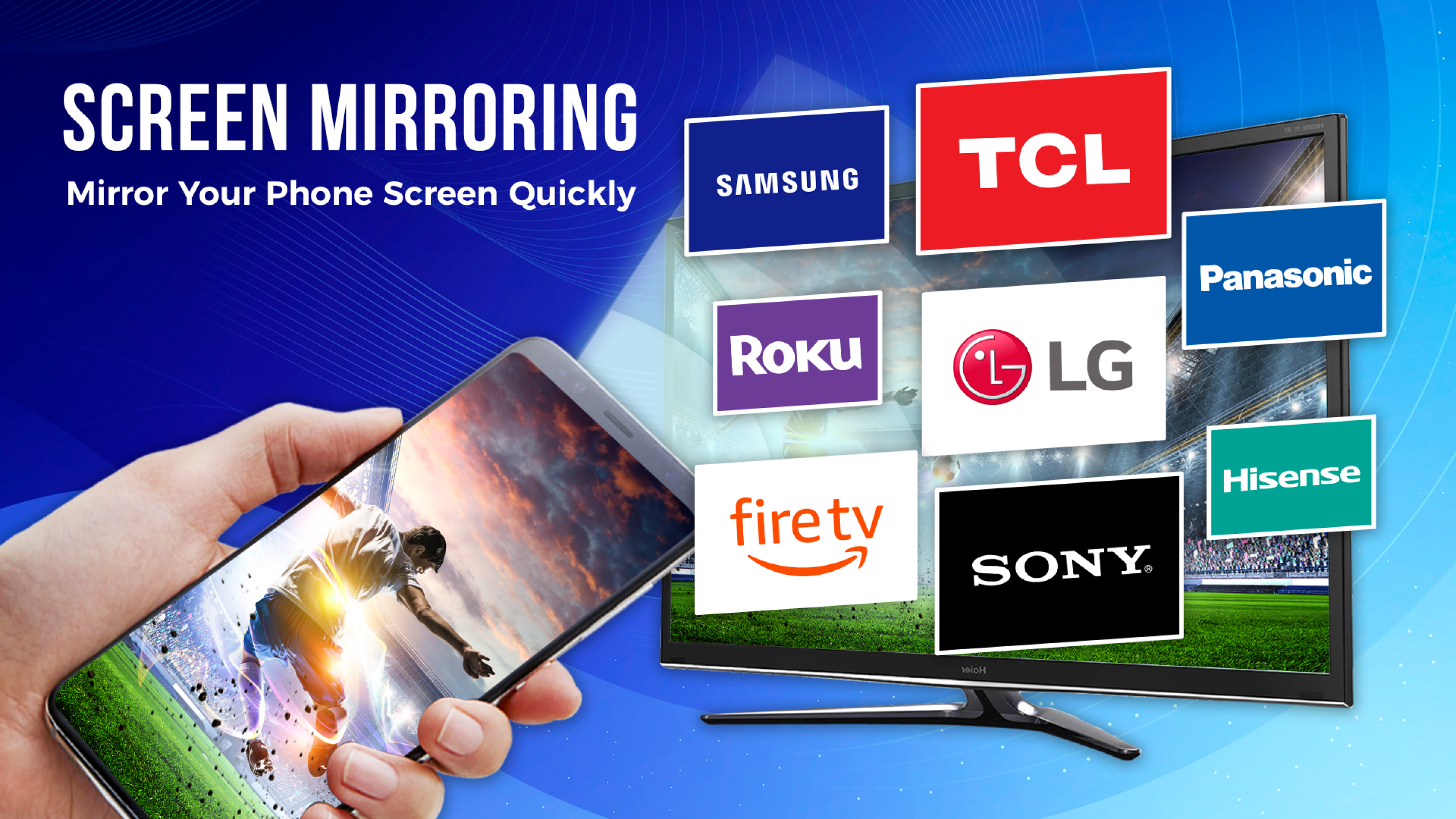اسکرین شات 1 برنامه Cast to TV & Screen Mirroring