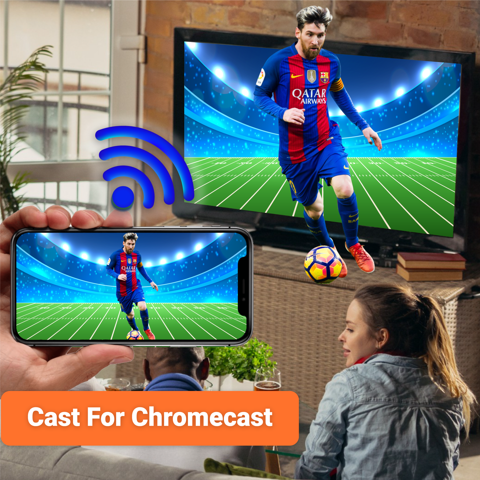 اسکرین شات 1 برنامه TV Cast - Cast for Chromecast