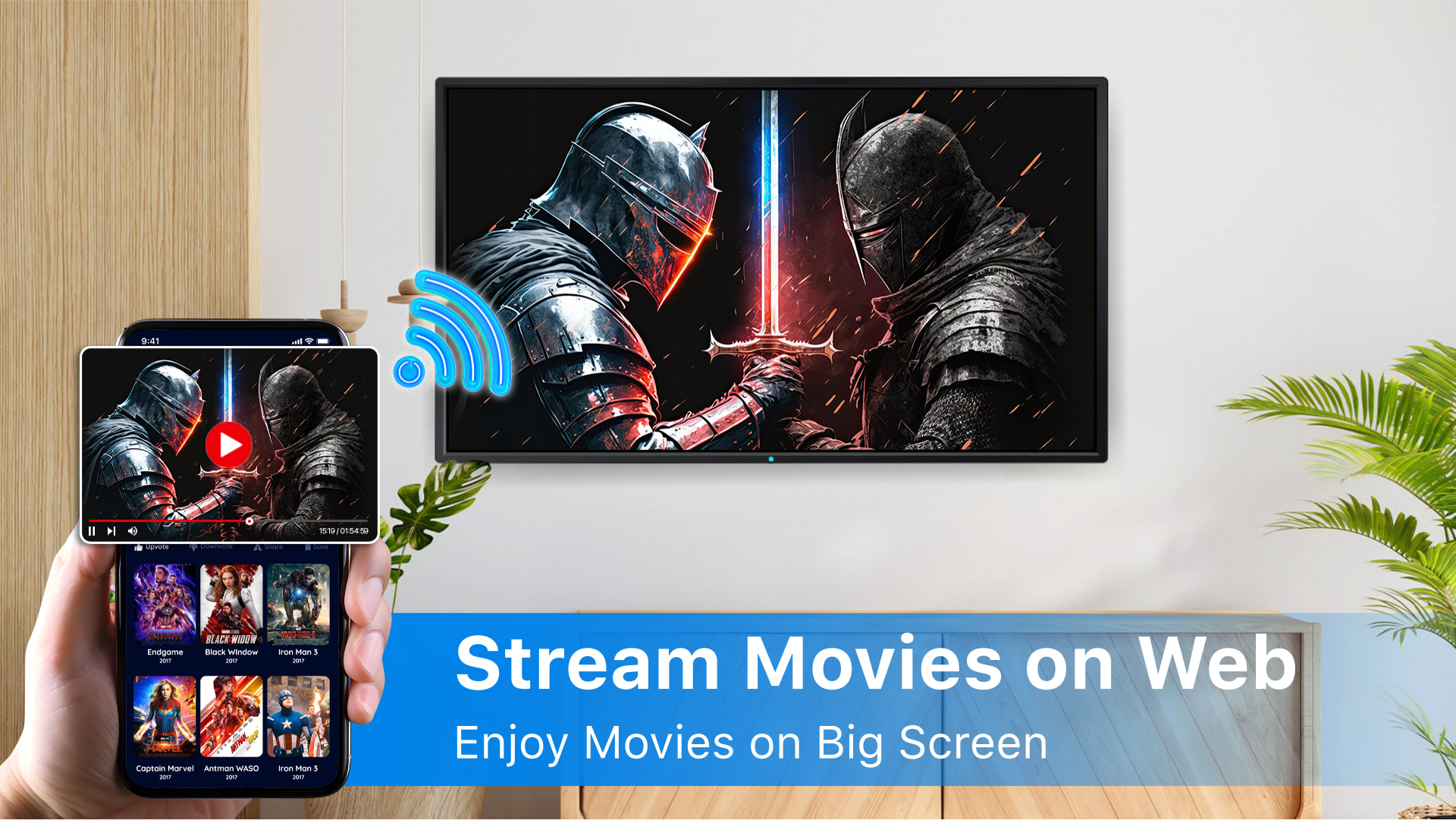 اسکرین شات 4 برنامه Cast to TV - Screen Mirroring