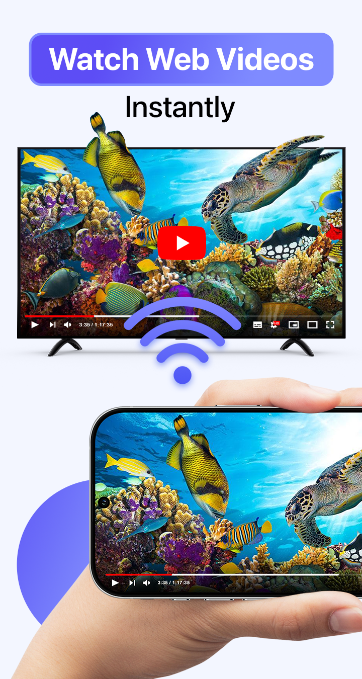 اسکرین شات 6 برنامه Cast to TV & Screen Mirroring