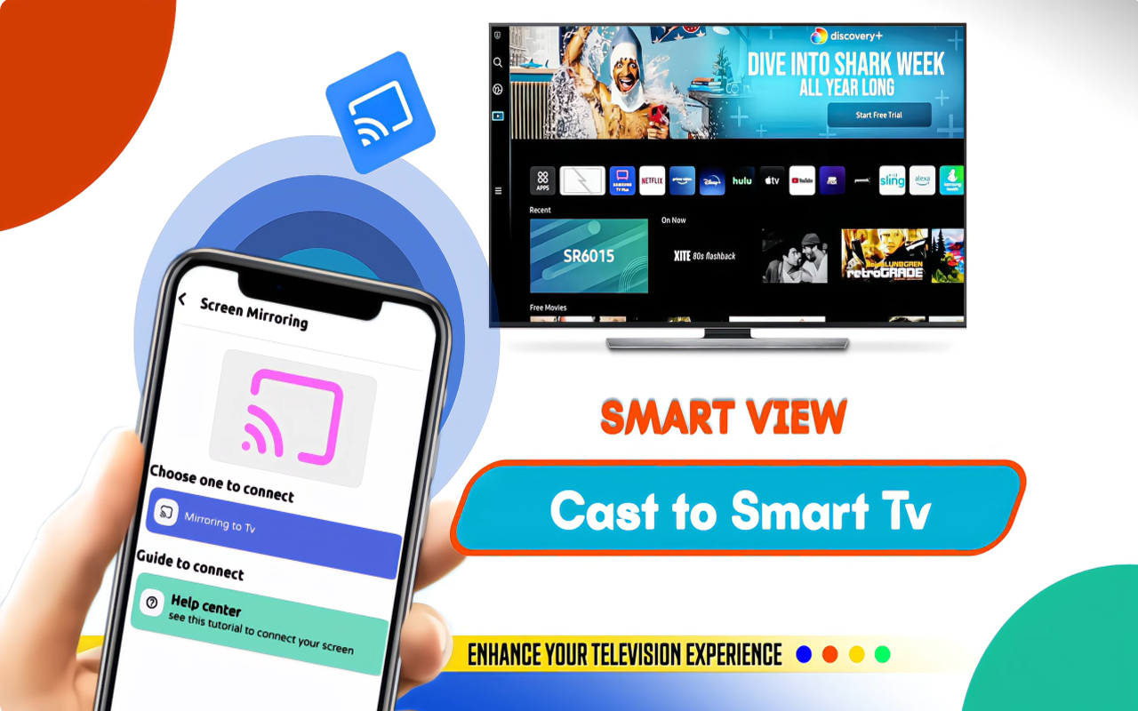 اسکرین شات 4 برنامه Samsung Smart View - Cast To