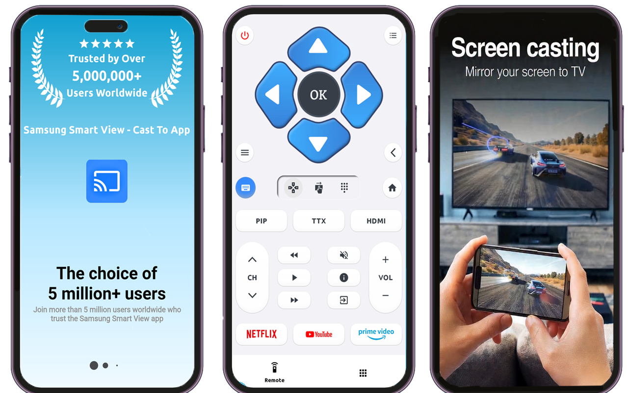 اسکرین شات 1 برنامه Samsung Smart View - Cast To