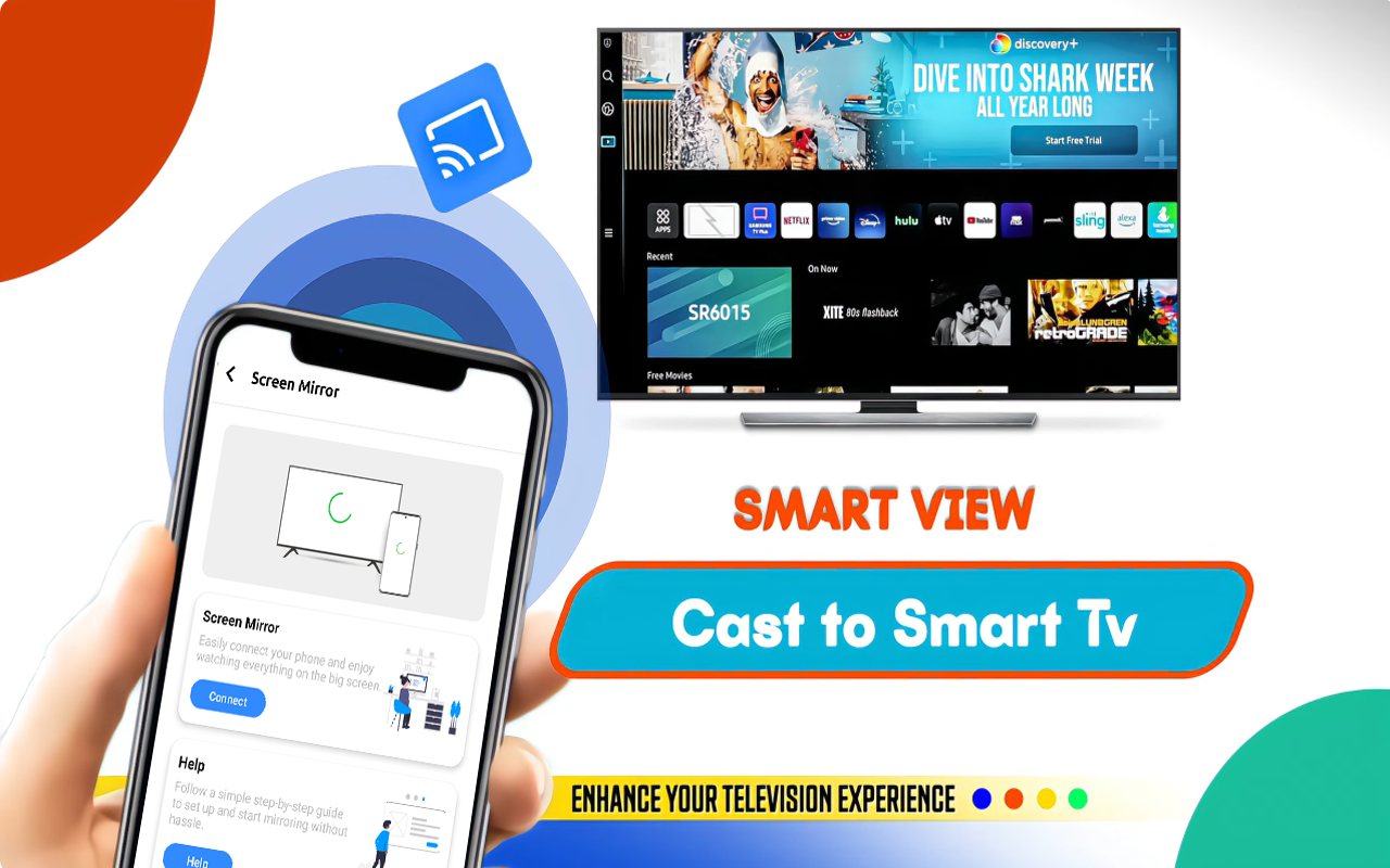 اسکرین شات 3 برنامه Samsung Smart View - Cast To