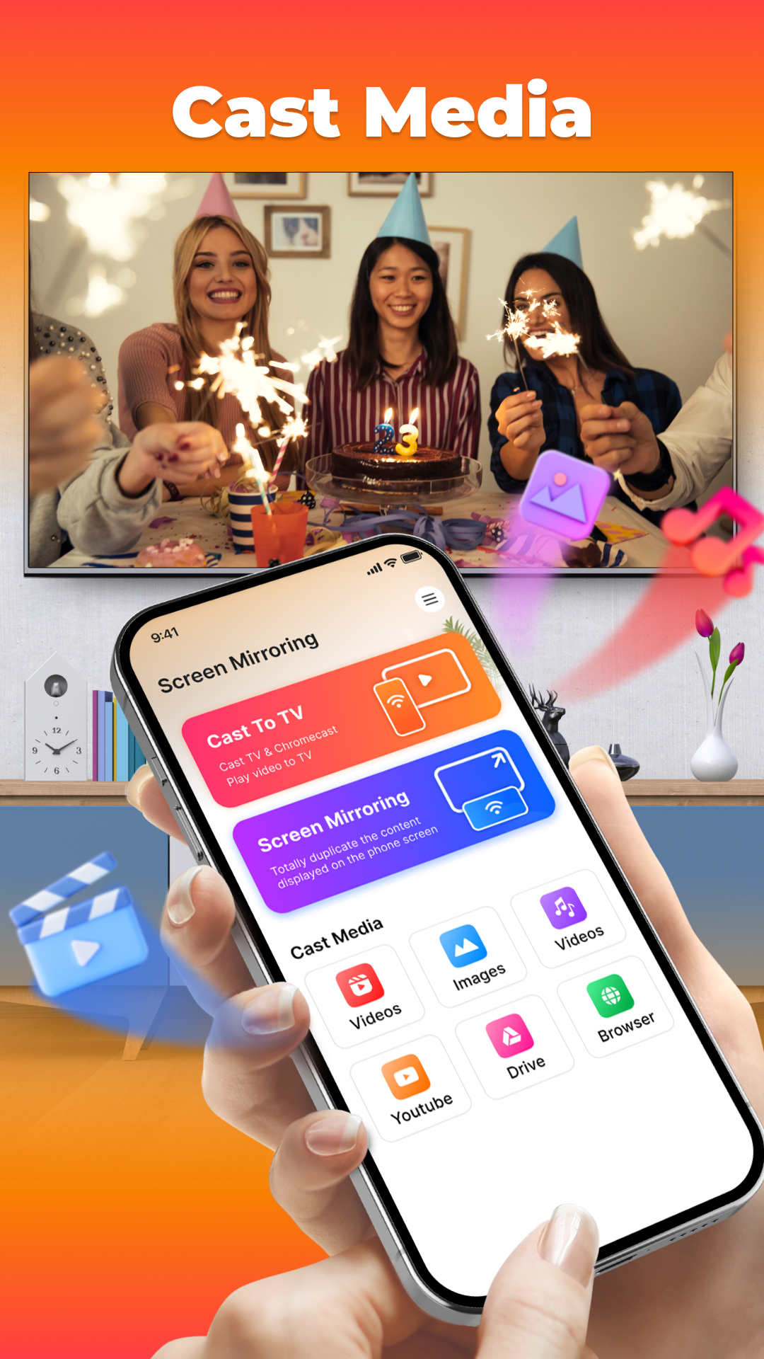 اسکرین شات 5 برنامه Screen Mirror & TV Connect