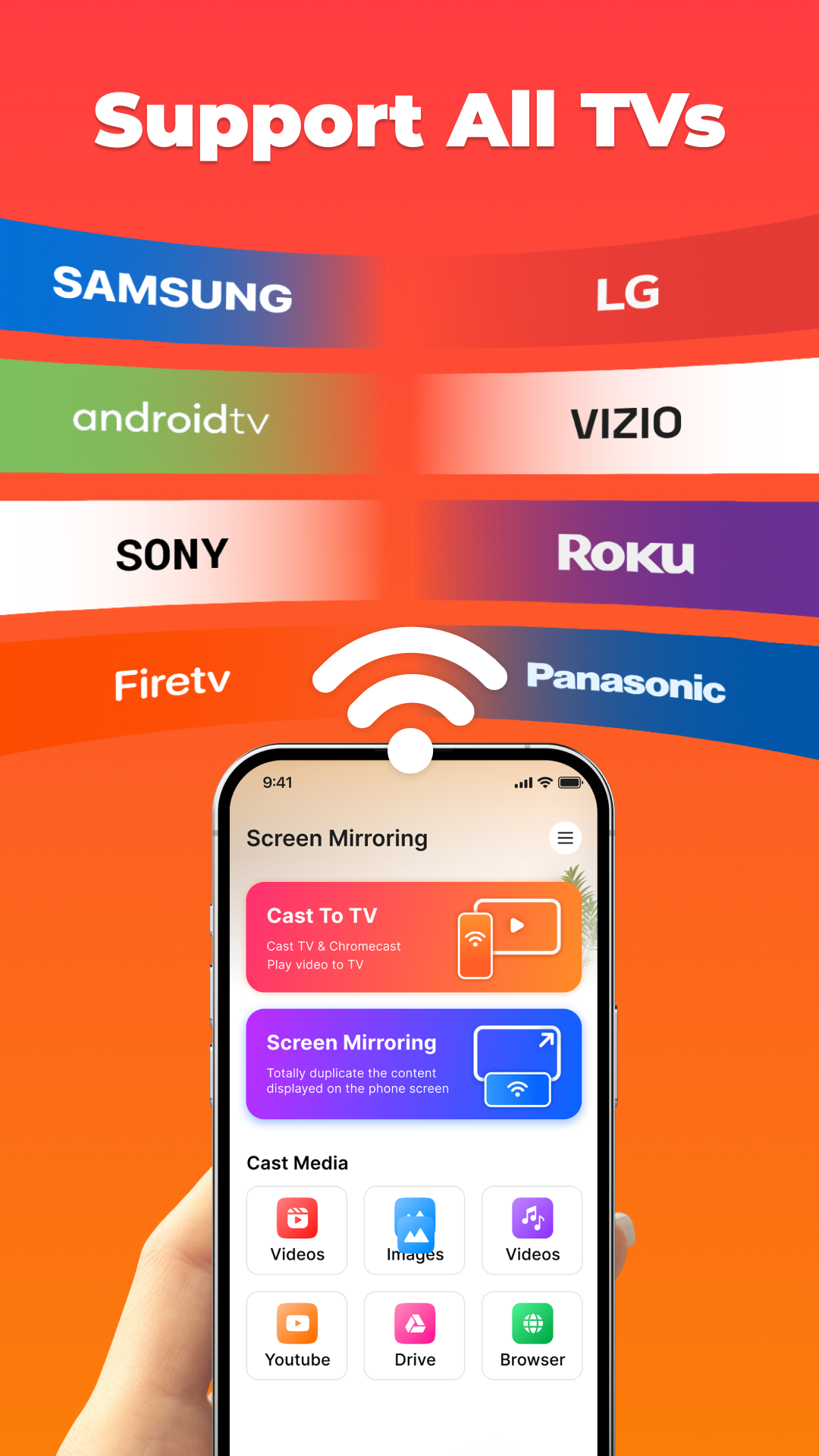 اسکرین شات 2 برنامه Screen Mirror & TV Connect