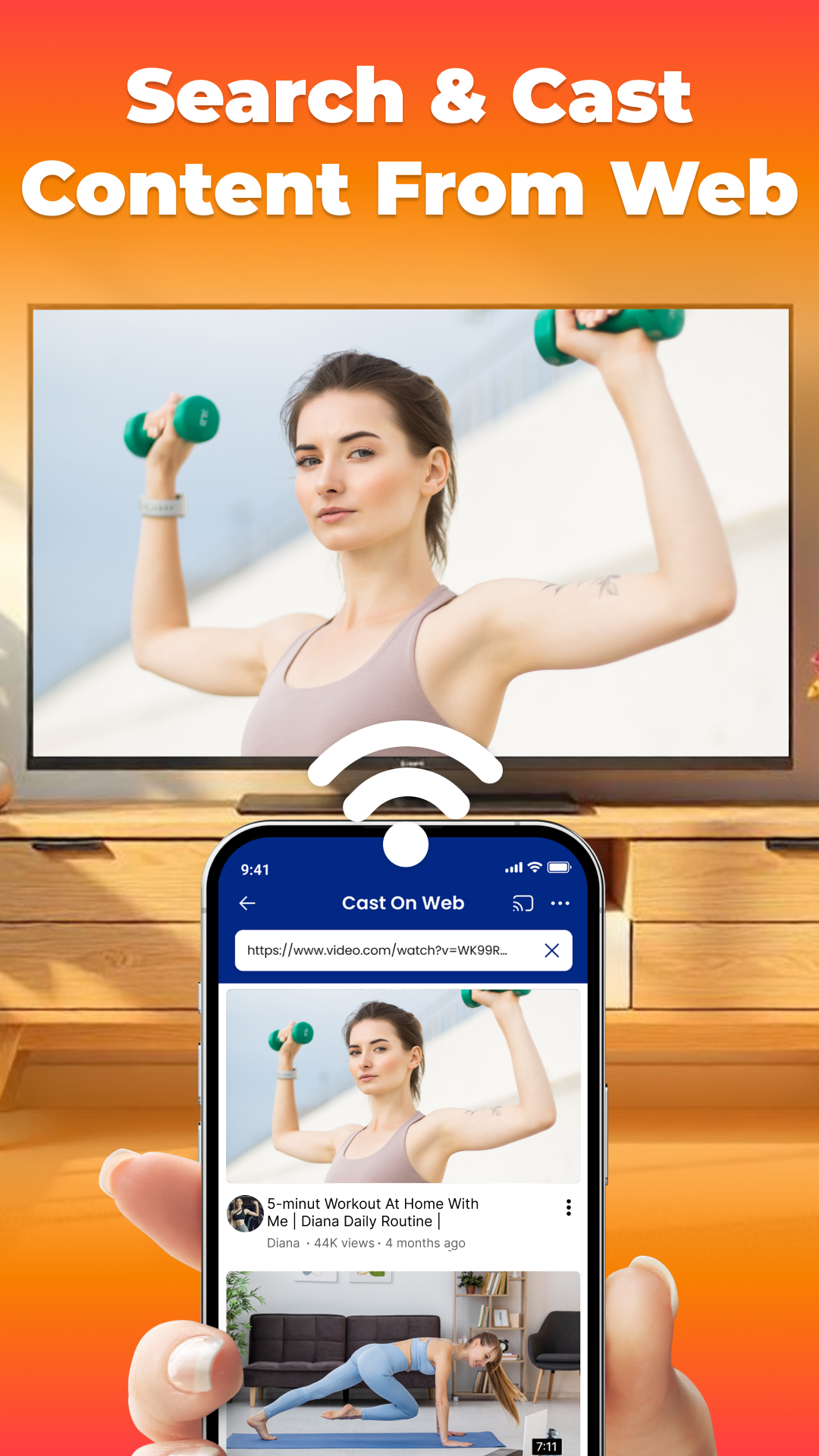 اسکرین شات 4 برنامه Screen Mirror & TV Connect