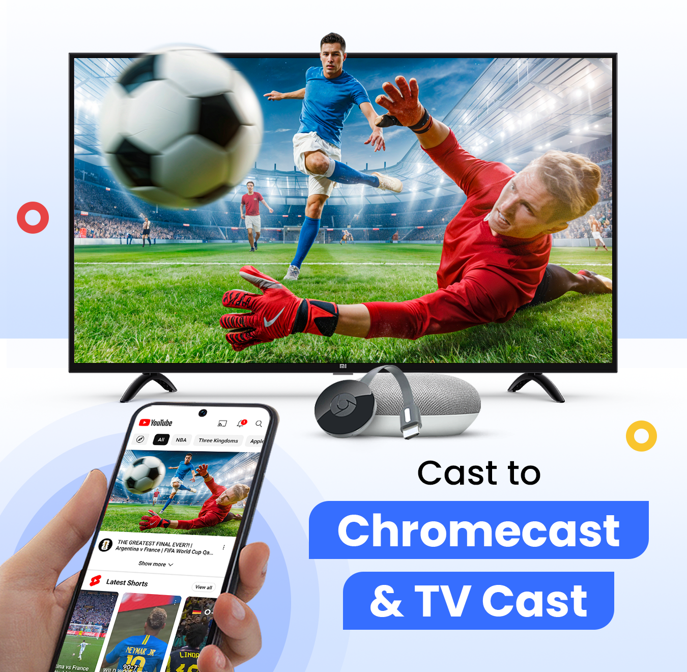 اسکرین شات 1 برنامه Cast for Chromecast & TV Cast
