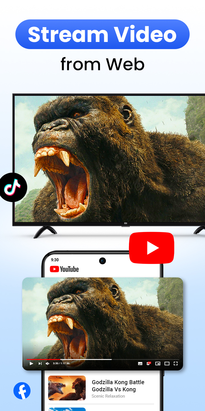 اسکرین شات 4 برنامه Cast for Chromecast & TV Cast