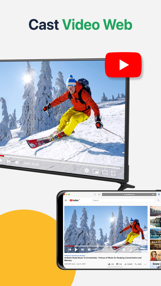 اسکرین شات 3 برنامه Cast for Chromecast & TV Cast