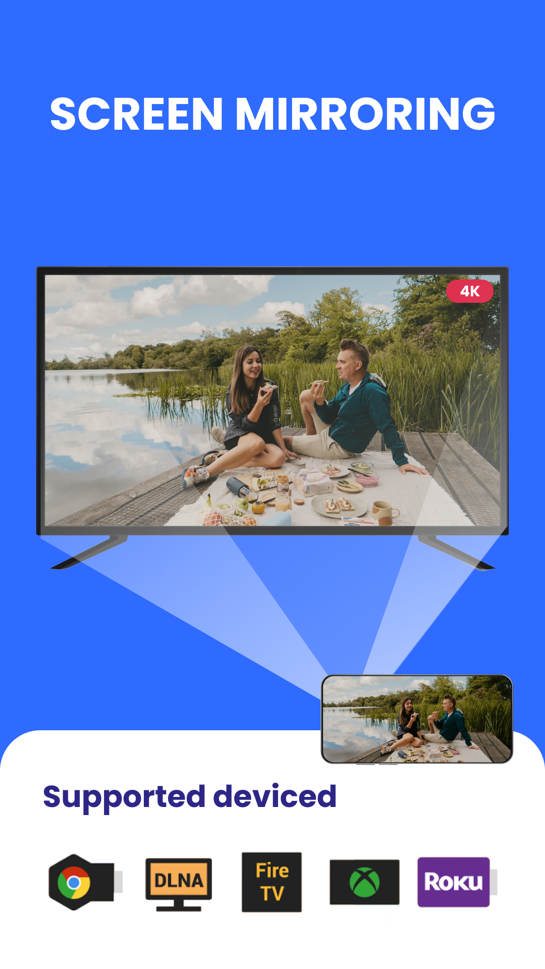 اسکرین شات 1 برنامه Cast TV - Cast for Chromecast