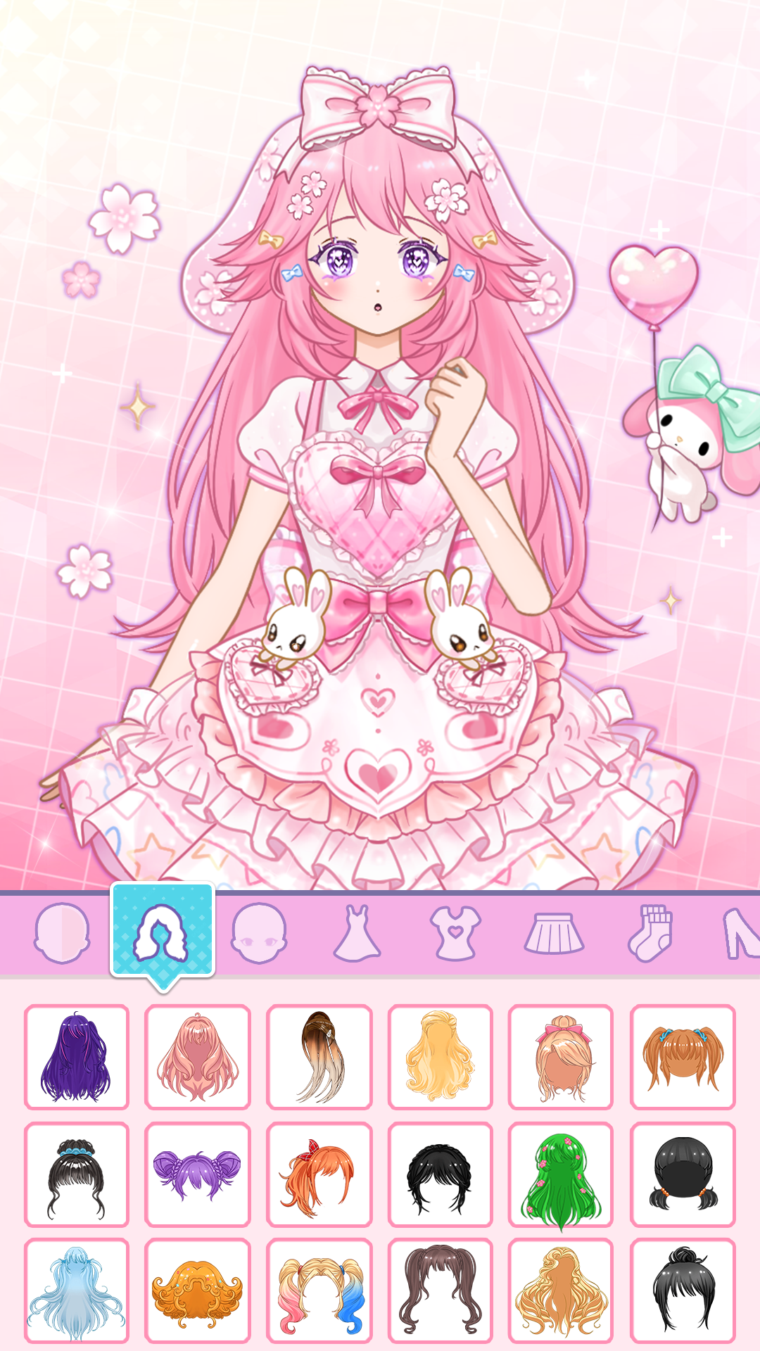 اسکرین شات 5 بازی Idol Livestream: Doll Dress Up