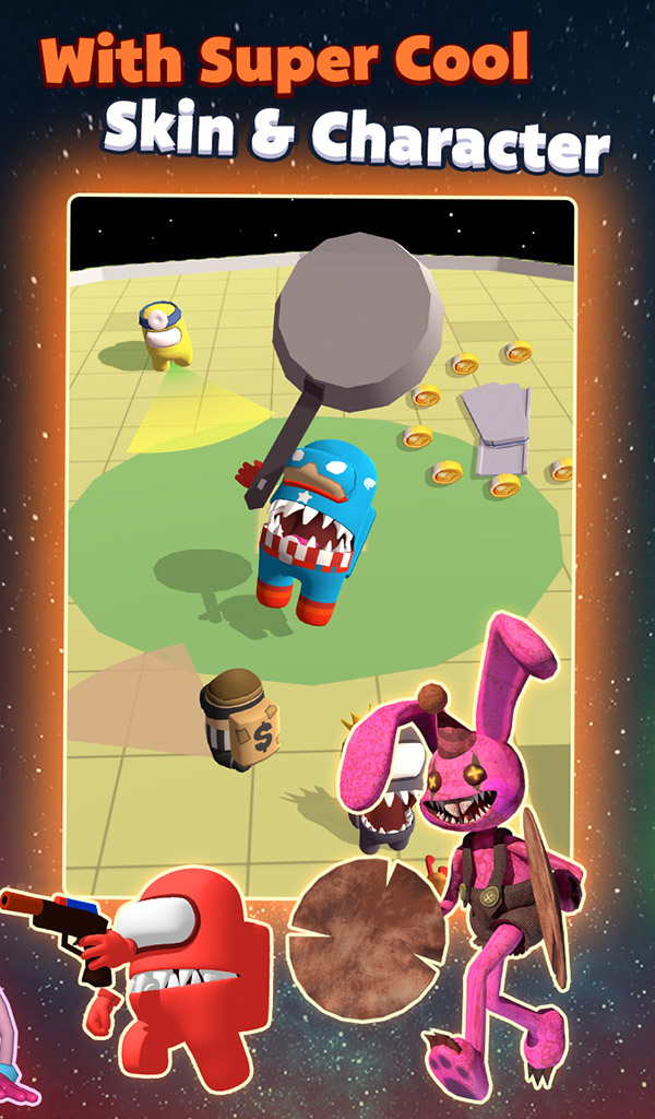 اسکرین شات 3 بازی Imposter Smashers Fun io game