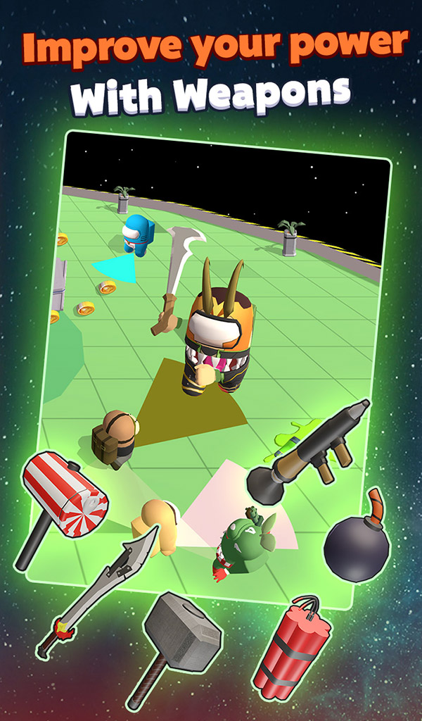 اسکرین شات 4 بازی Imposter Smashers Fun io game