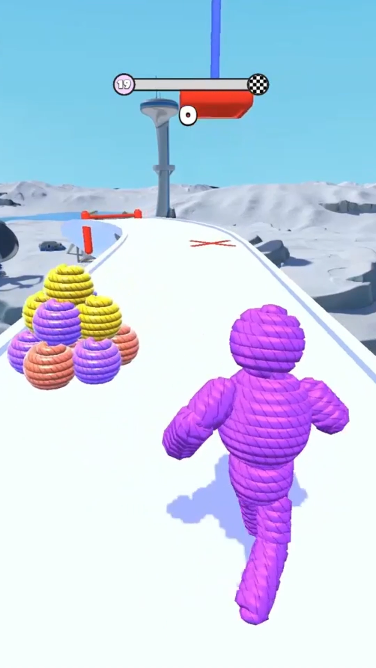 اسکرین شات 1 بازی Rope Man: Monster Battle Run