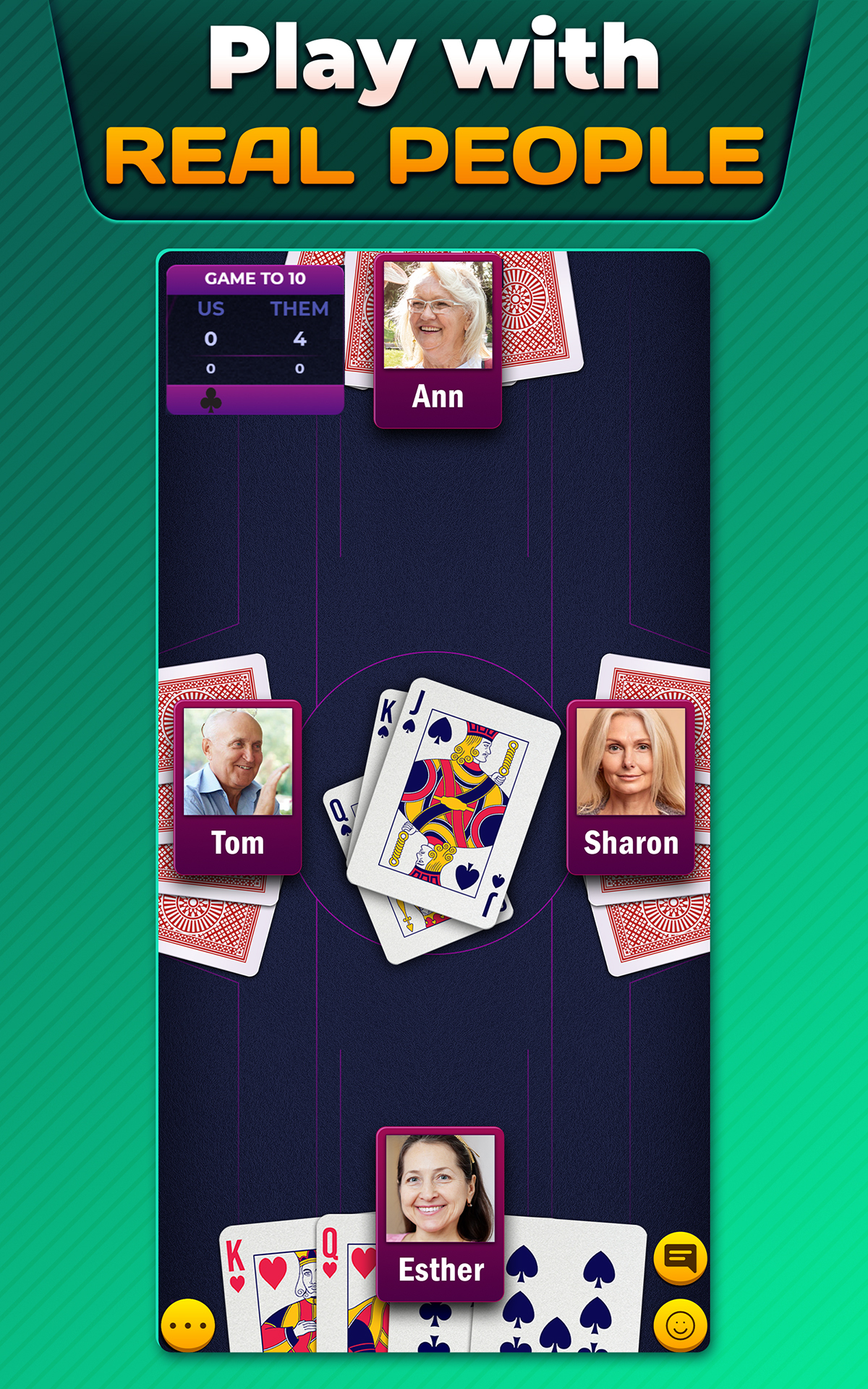 اسکرین شات 2 بازی Euchre.com - Euchre Online