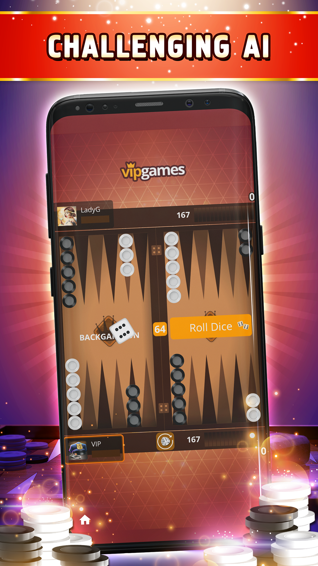 اسکرین شات 5 بازی VIP Backgammon : Play Offline
