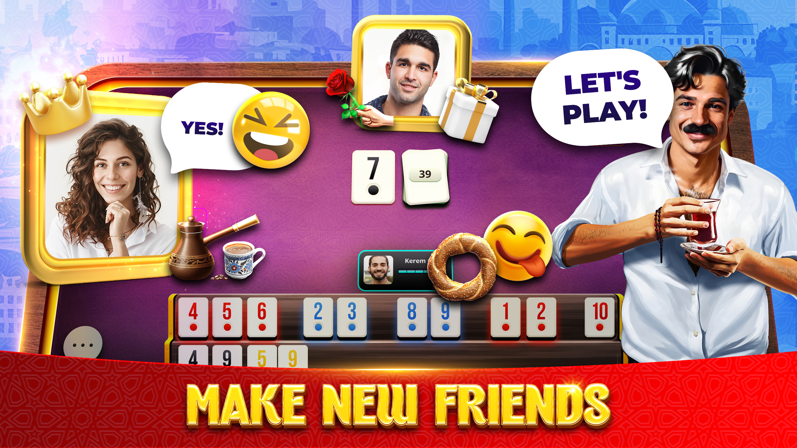 اسکرین شات 2 بازی VIP Okey - Play Okey Online