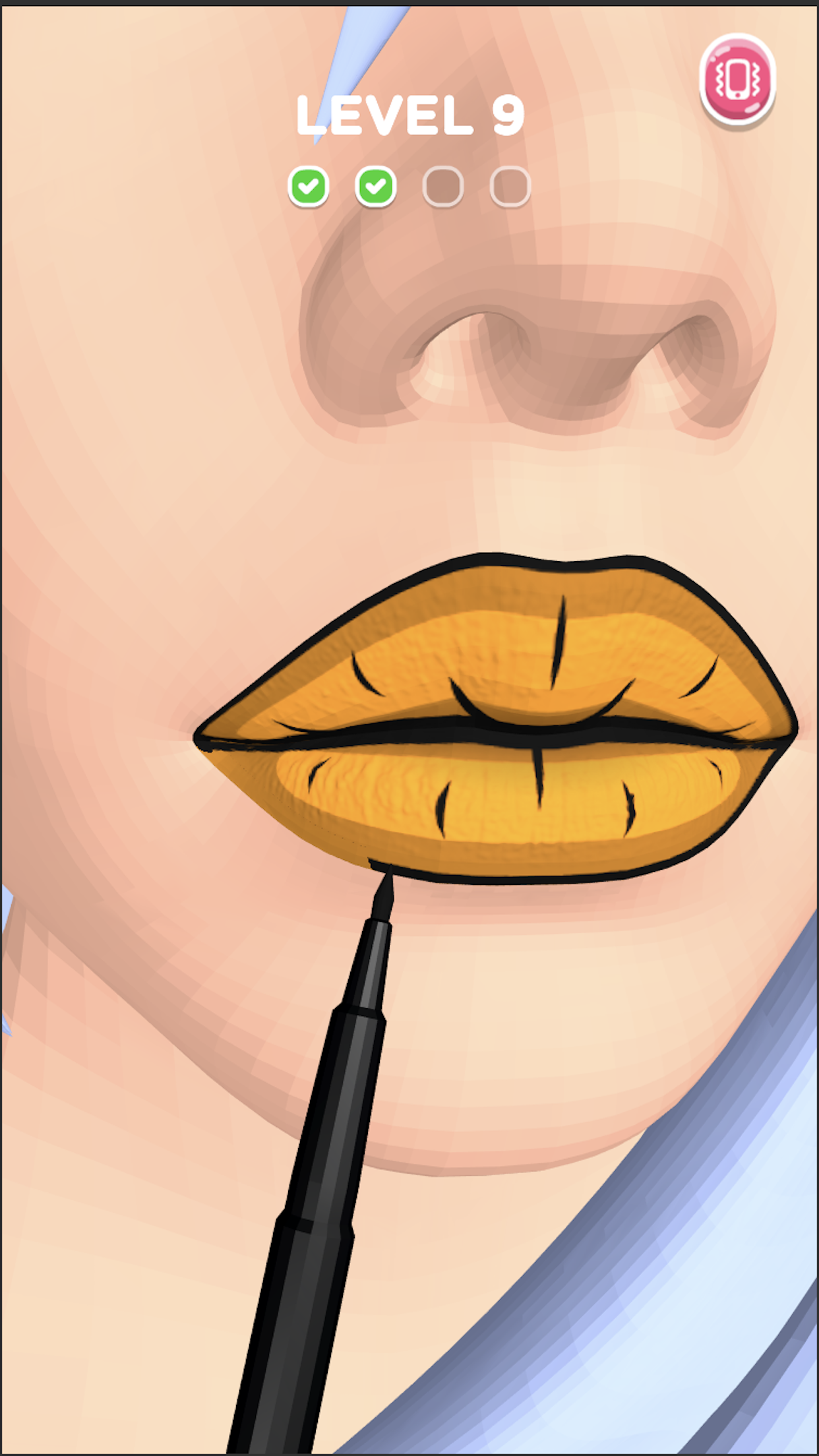 اسکرین شات 3 بازی Lip Art 3D