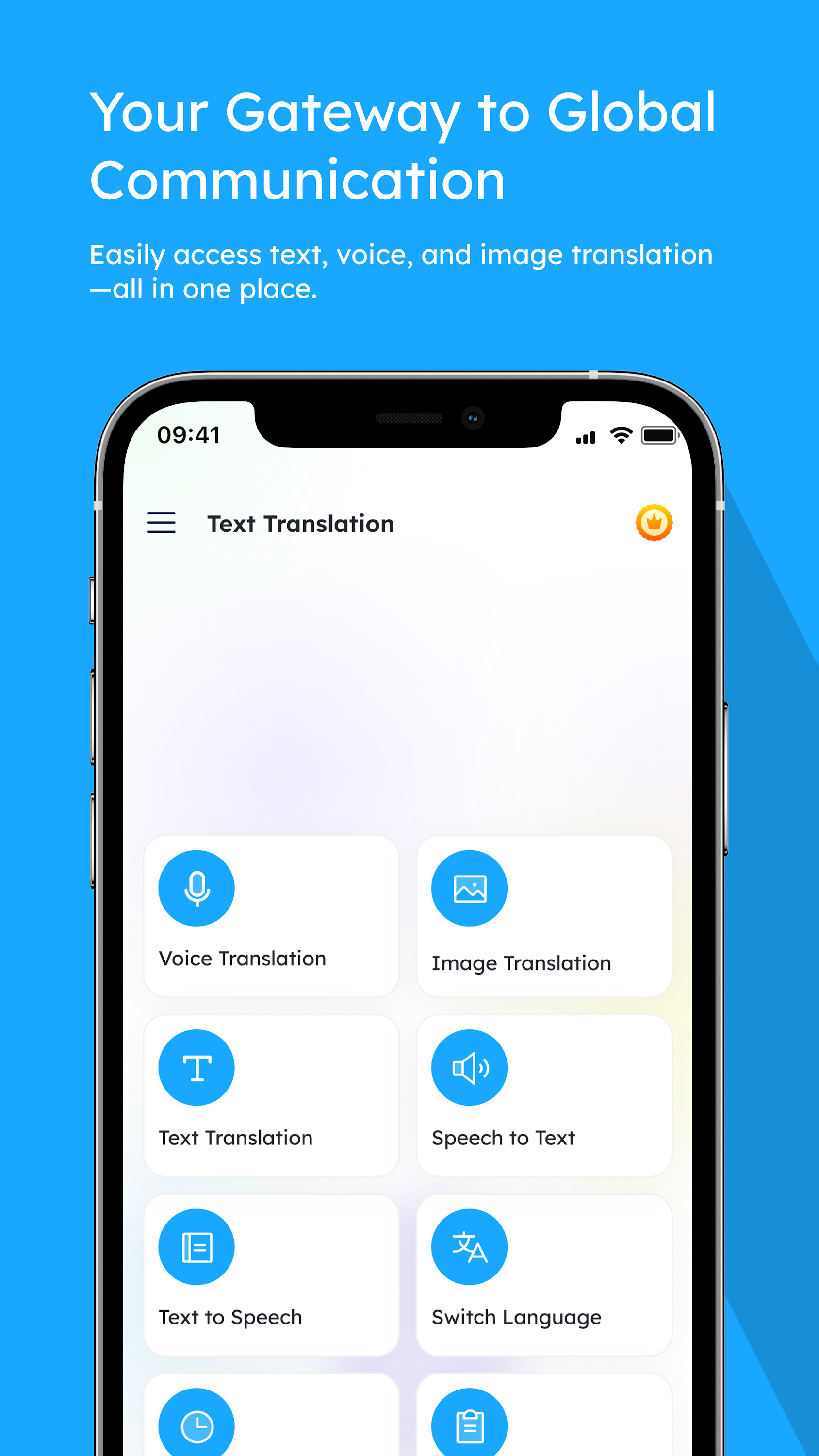 اسکرین شات 1 بازی Multi Language Translator App