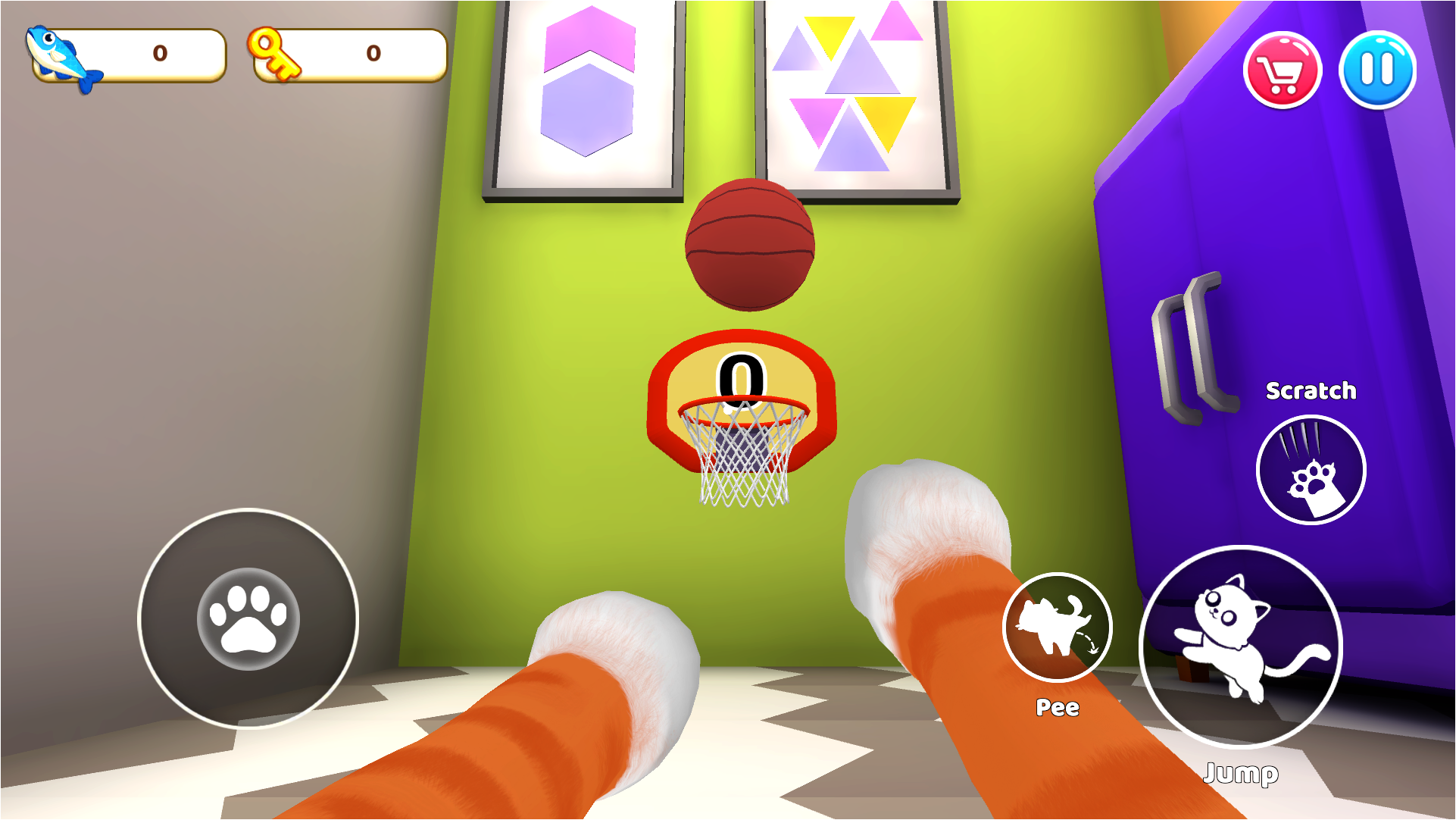 اسکرین شات 4 بازی Cat Mayhem: Gran’s Angry