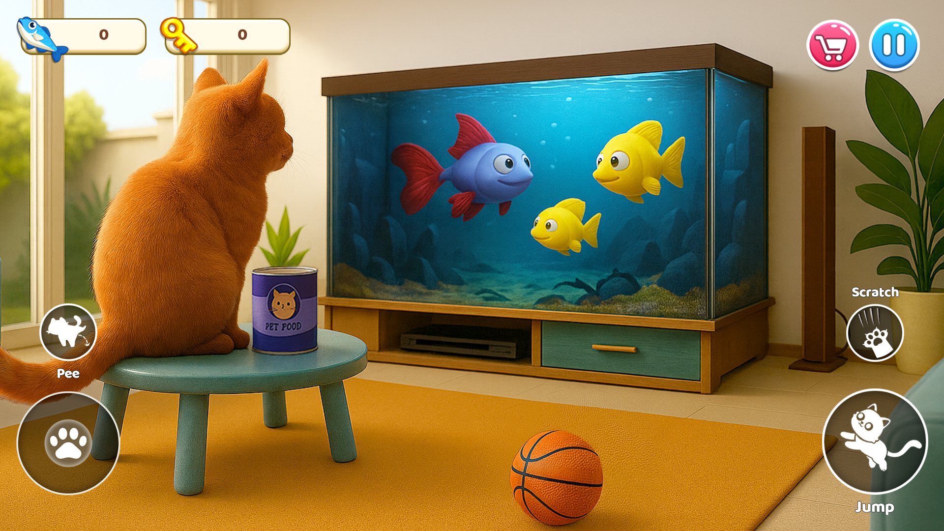 اسکرین شات 7 بازی Cat Mayhem: Gran’s Angry