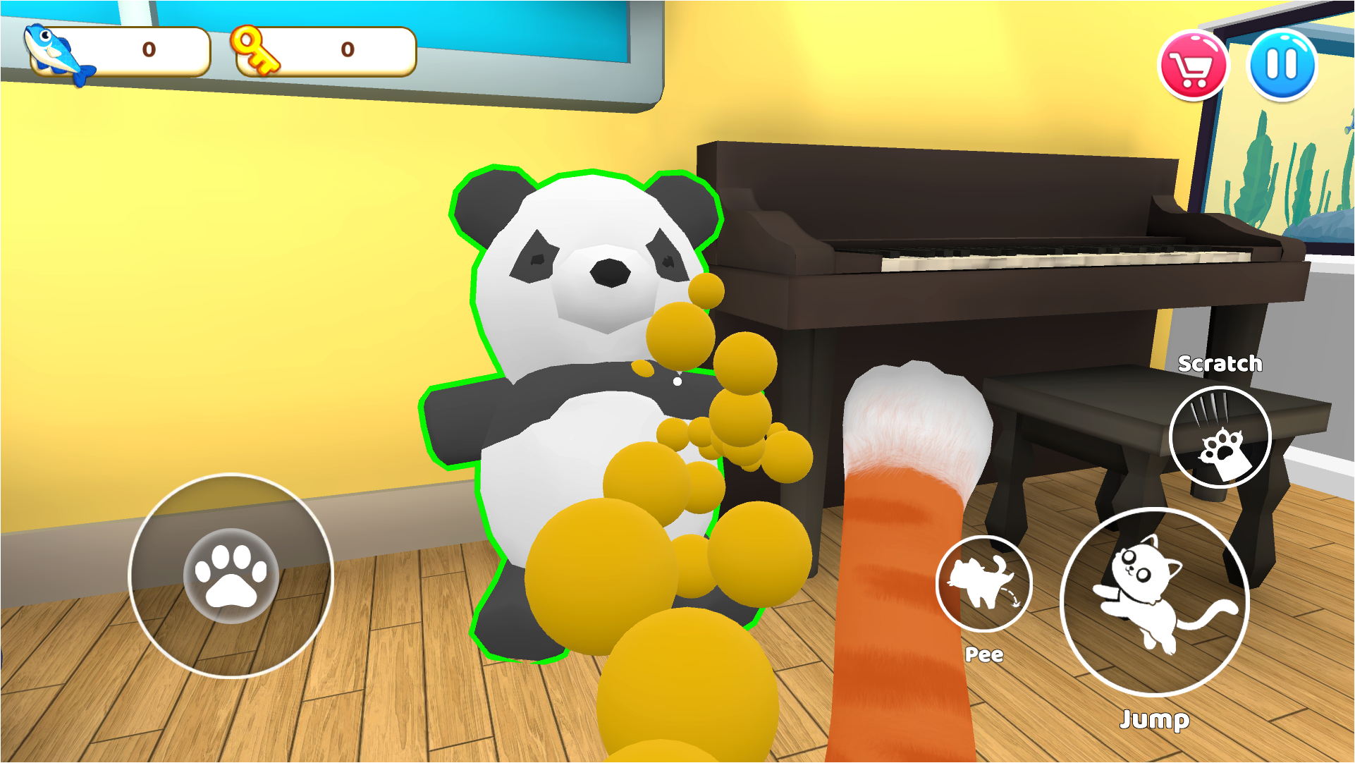 اسکرین شات 6 بازی Cat Mayhem: Gran’s Angry