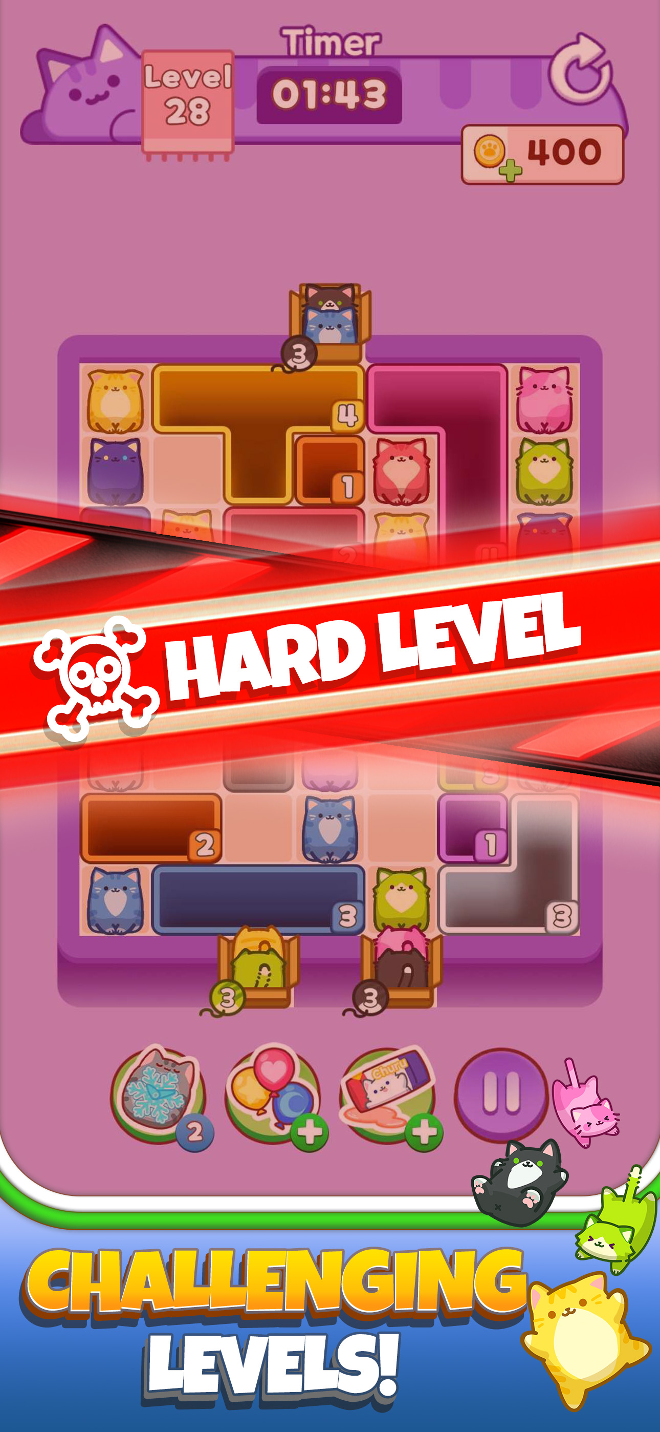 اسکرین شات 4 بازی Drop the Cat!