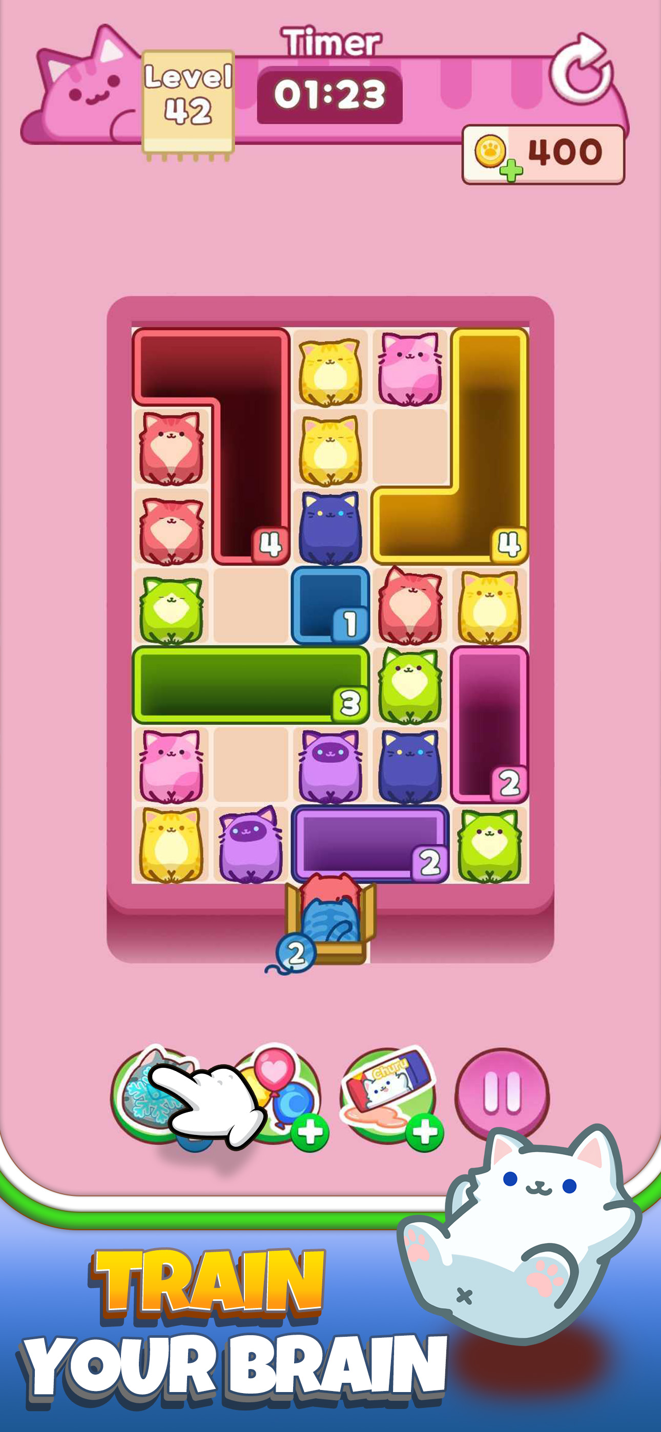اسکرین شات 3 بازی Drop the Cat!