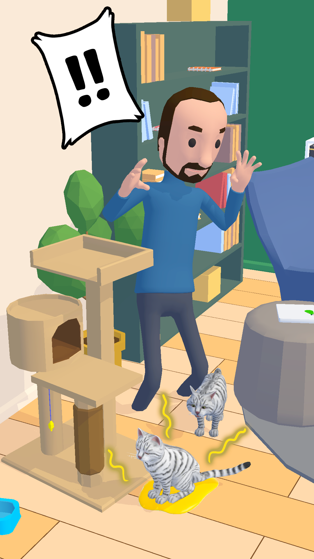 اسکرین شات 3 بازی Cat Choices: Virtual Pet 3D