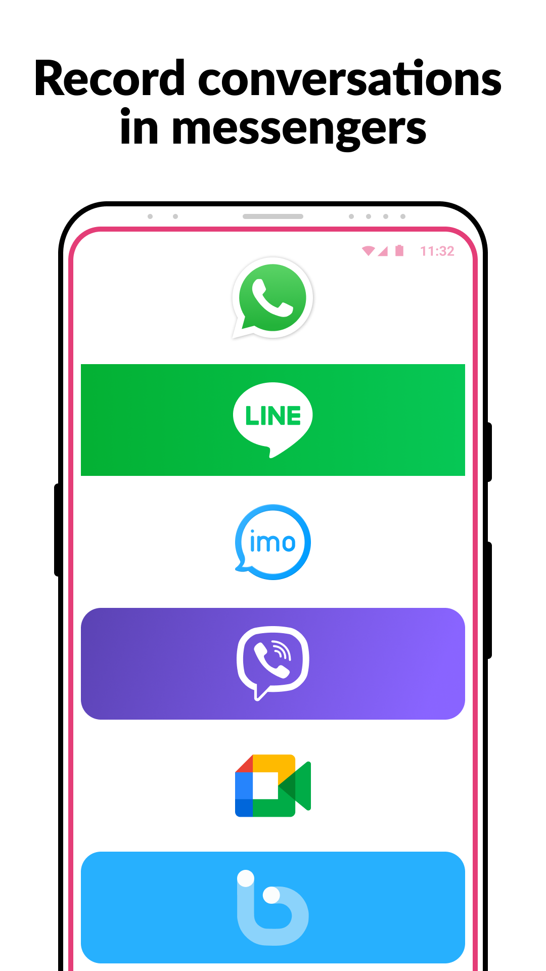 اسکرین شات 2 برنامه Call Recorder - Cube ACR