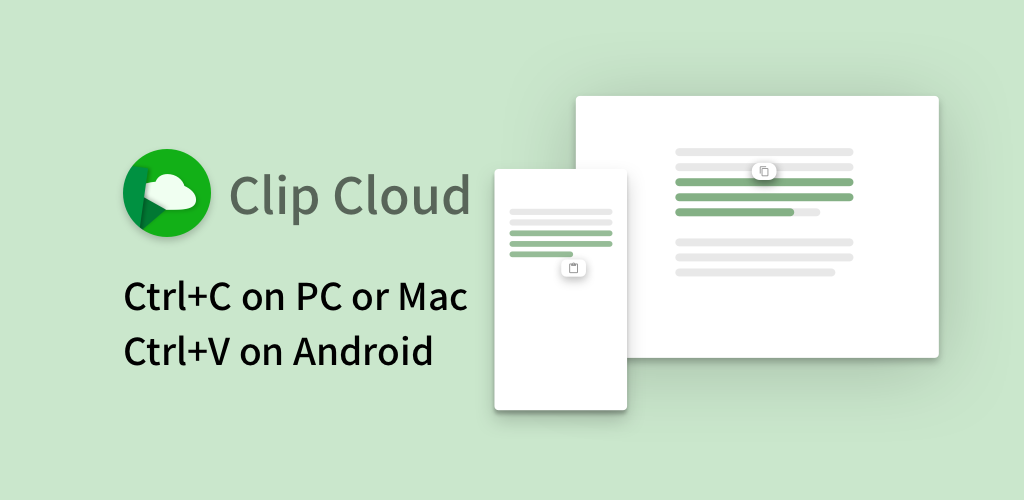 اسکرین شات 1 برنامه Clip Cloud - Clipboard Sync