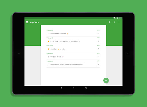 اسکرین شات 6 برنامه Clip Stack - Clipboard Manager (Free, No-Ads)