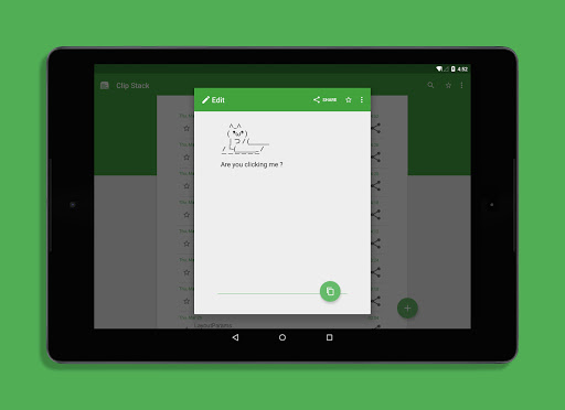اسکرین شات 7 برنامه Clip Stack - Clipboard Manager (Free, No-Ads)