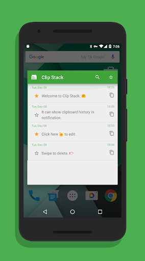 اسکرین شات 5 برنامه Clip Stack - Clipboard Manager (Free, No-Ads)